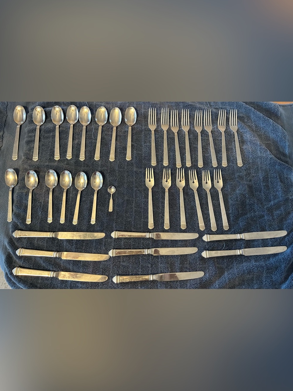Stainless 18-8 Vintage Silverware Japan And 18-10 Spoon 37 Pieces